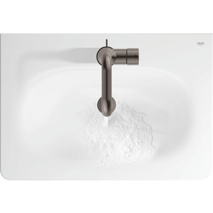 Смеситель для раковины Grohe Essence New с донным клапаном, темный графит (23462AL1)