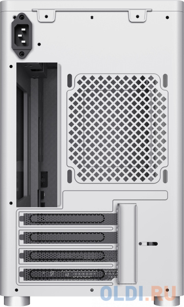 Компьютерный корпус mATX/ Gamemax Spark Full White mATX case, white, PSU, w/1xUSB3.0+1xType-C, 1xCombo Audio