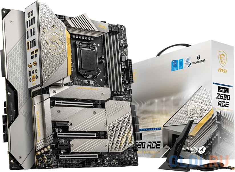 MEG Z590 ACE GOLD EDITION MS-7D04\\MEG Z590 ACE GOLD EDITION\\601-7D04-030,21\\801-7D04-009\\MEG Z590ACE GOLD EDITION,Z590,LGA1200,4DDR4,3PCI-Ex16,2PC в Москвe