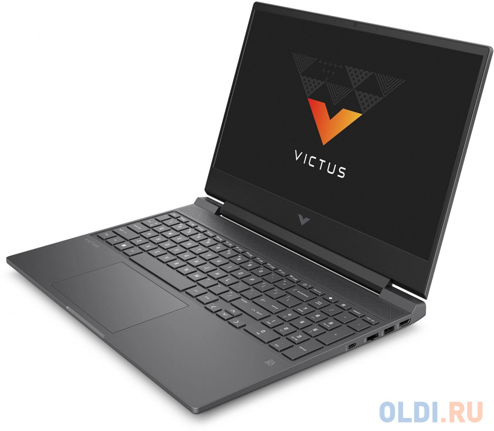 Ноутбук HP Victus 15-fb2082wm 15.6" 1920x1080/AMD Ryzen 5 8645HS/RAM 8Гб/SSD 512Гб/Nvidia GeForce RTX 4050 6Гб/ENG|RUS/Windows 11 Home темно-сере