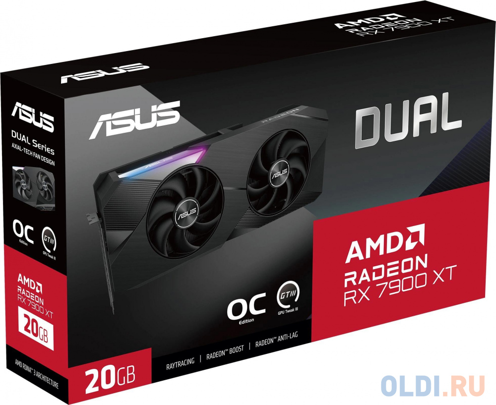 ASUS DUAL-RX7900XT-O20G//RX7900XT HDMI*1 DP*3 20G D6; 90YV0IV2-M0NA00