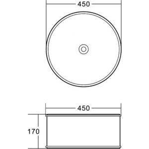 Раковина-чаша BelBagno 45х45 (BB1383) в Москвe