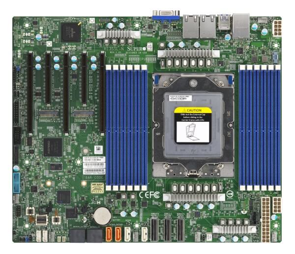 Материнская плата Supermicro H13SSL-N, 1xSP5, 12xDDR5, 3PCI-Ex16, 2PCI-Ex8, 2xM.2-PCI-E/SATA, 8SATA3, 2xGLAN, IPMI, 6xUSB 3.0, VGA, ATX, Bulk (MBD-H13SSL-N-B)