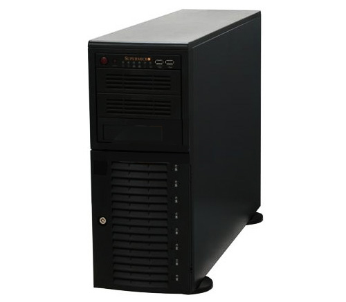 Корпус Supermicro 743TQ-865B-SQ, E-ATX, 4U Tower, 8x3.5 Hotswap, 1x865W, черный (CSE-743TQ-865B-SQ)