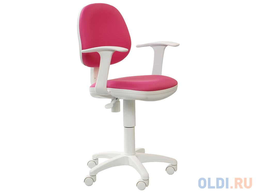 Кресло Buro CH-W356AXSN/15-55 розовый пластик белый