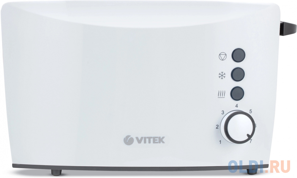 Тостер Vitek VT-7166,  черный/белый