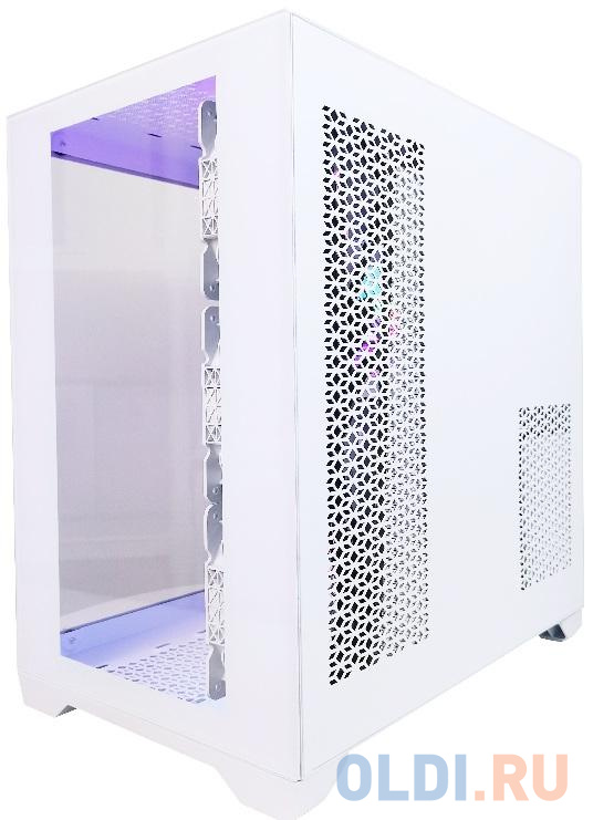 Корпус ATX Powercase Tempered Glass Без БП белый