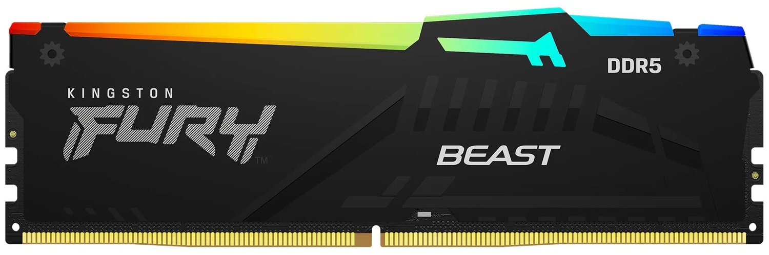 Оперативная память Kingston FURY Beast RGB DDR5 16GB 6000MHz CL40 DIMM (KF560C40BBA-16)