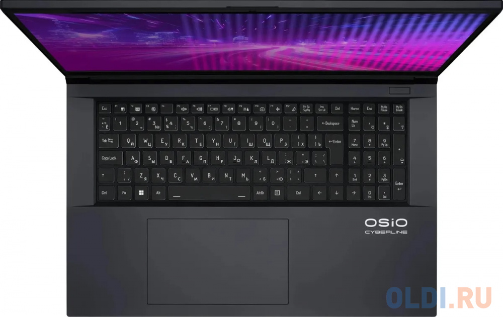 Ноутбук игровой OSIO CyberLine C170i-001 17.3", 2024, IPS, Intel Core i5 12600H 2.7ГГц, 12-ядерный, 16ГБ DDR4, 512ГБ SSD,  NVIDIA RTX  RTX 3050 -