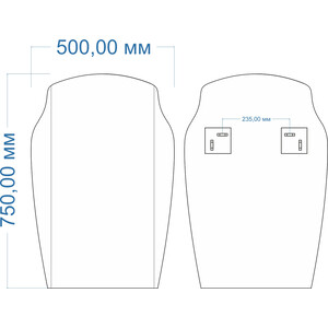 Зеркало Mixline Макс 50х75 (4620077046624) в Москвe