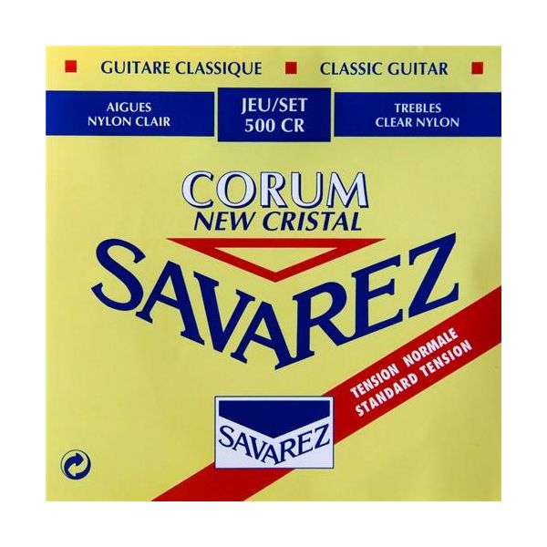 Струны Savarez 500CR New Cristal Corum нейлон для классической гитары