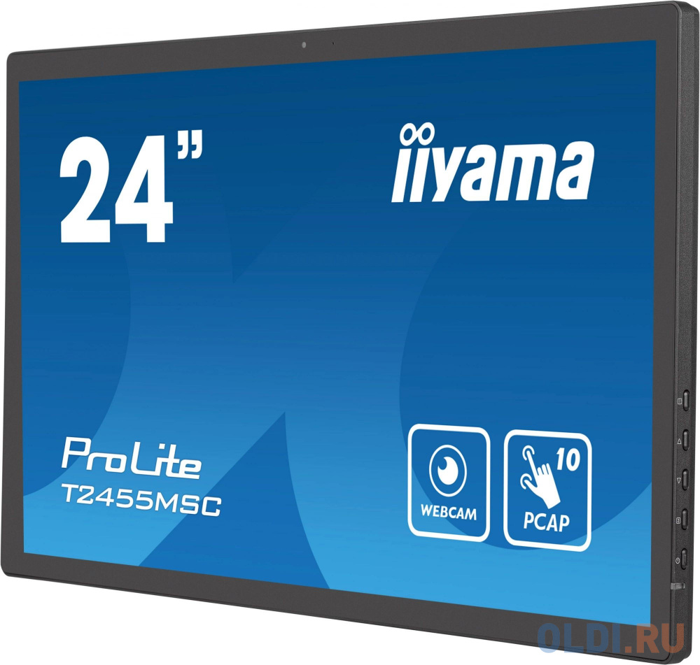 Монитор Iiyama 23.8" ProLite T2455MSC-B1 черный IPS LED 16:9 HDMI M/M глянцевая 1000:1 400cd 178гр/178гр 1920x1080 60Hz DP FHD USB Touch 4.4кг