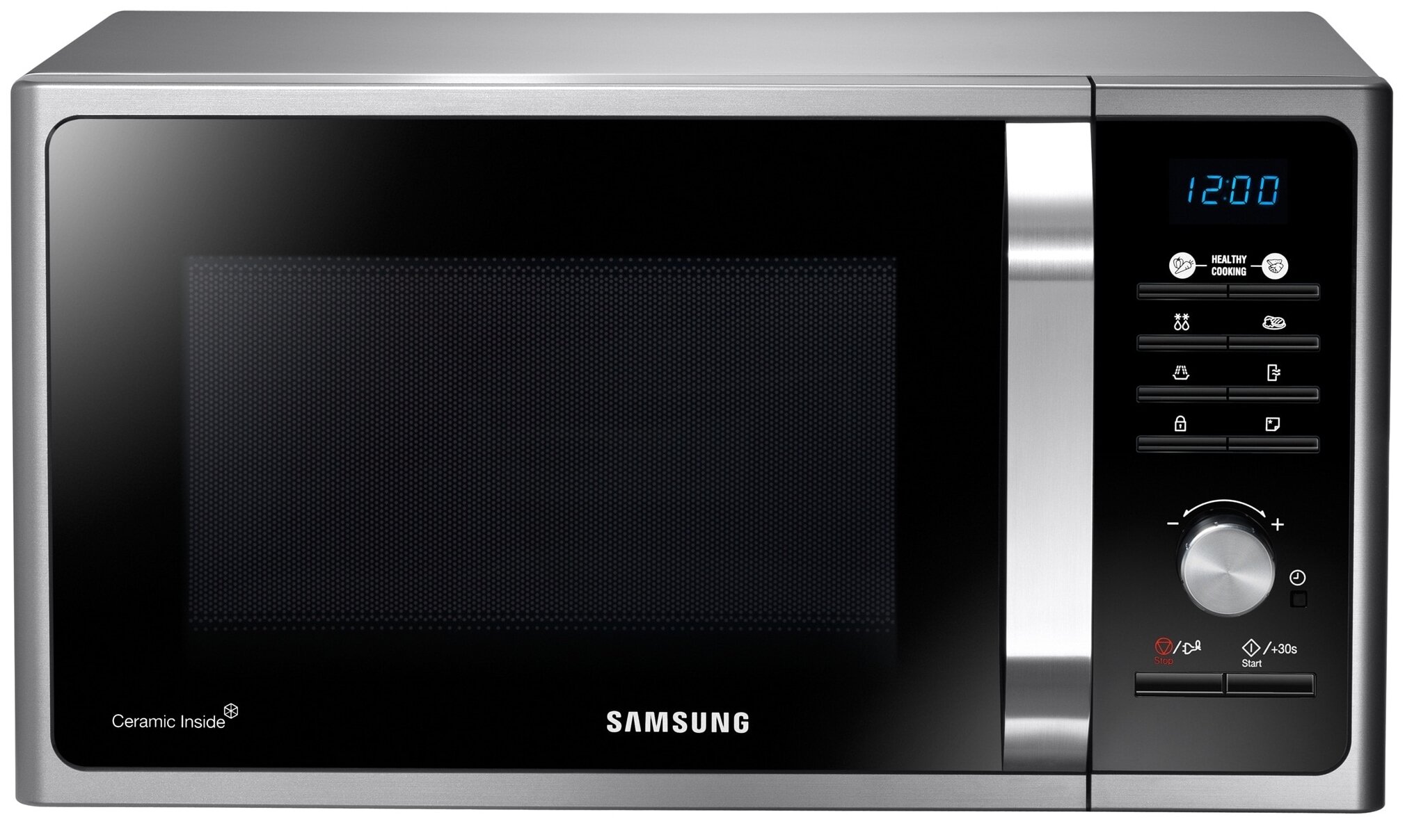 Микроволновая печь Samsung MS23F302TQS 23 л, 800Вт, серебристый (MS23F302TQS)