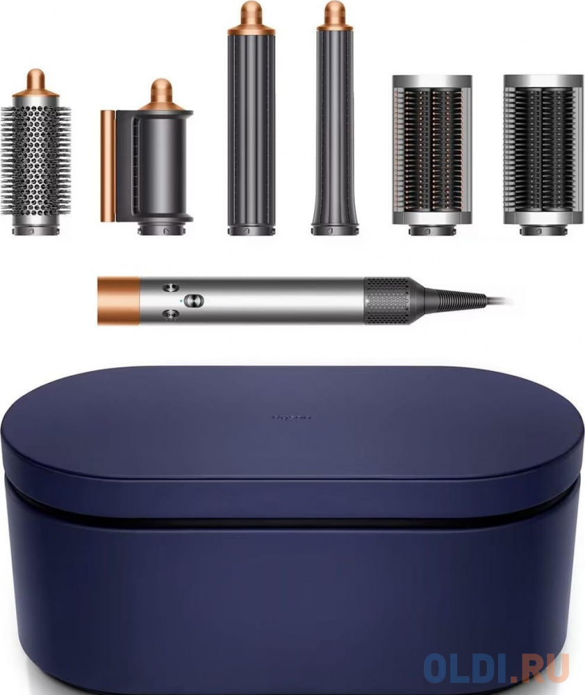 Стайлер Dyson HS05 Airwrap HS05 LONG NK/CO UK никель-медь, 3-pin, 3 насадки (533897-01) в Москвe