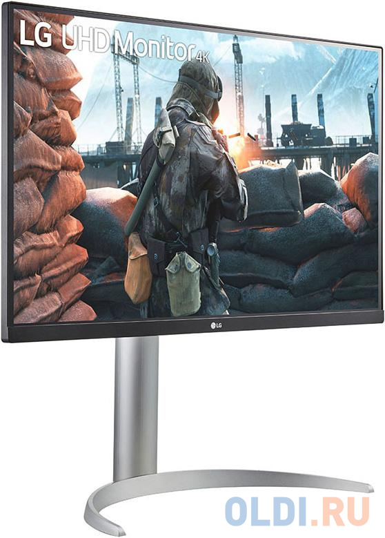 Монитор 27" LG 27UP650-W белый IPS 3840x2160 400 cd/m^2 5 ms (G-t-G) HDMI DisplayPort Аудио