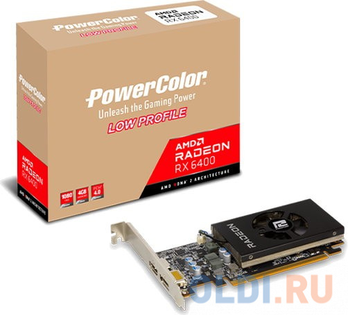 RX6400 Low Profile 4GB GDDR6 64bit HDMI DP (174110)