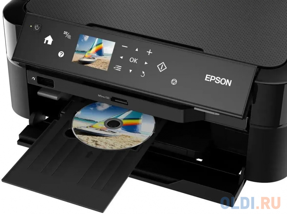 МФУ струйный Epson L850 black (A4, 6цв., принтер/сканер/копир, 5760х1440dpi, 37(38)ppm, СНПЧ, USB) (C11CE31404) в Москвe