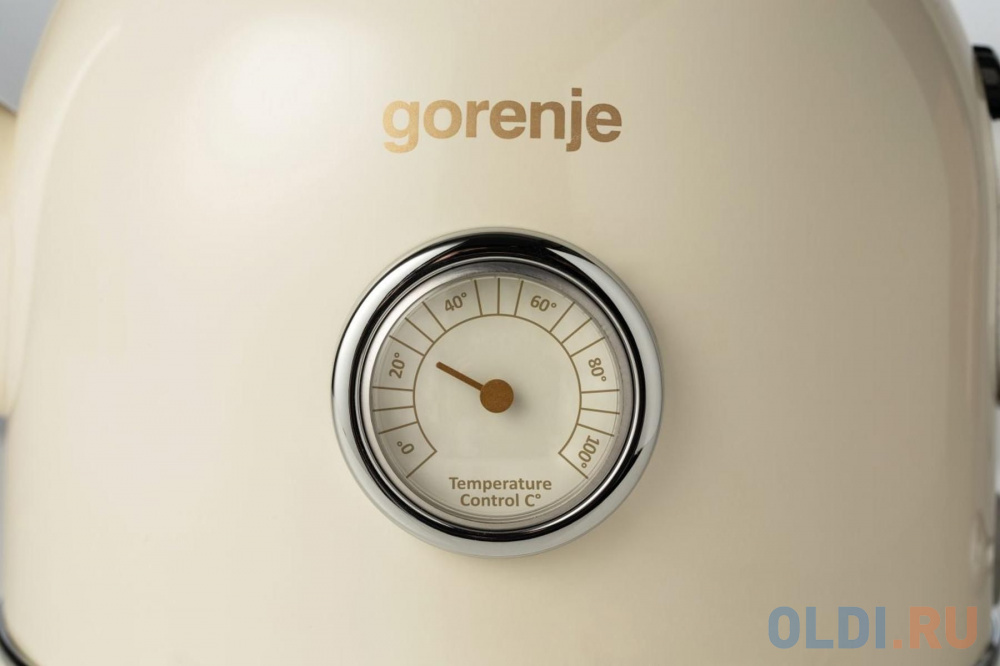 Чайник электрический Gorenje K17CLINGOR 2000 Вт бежевый 1.7 л металл