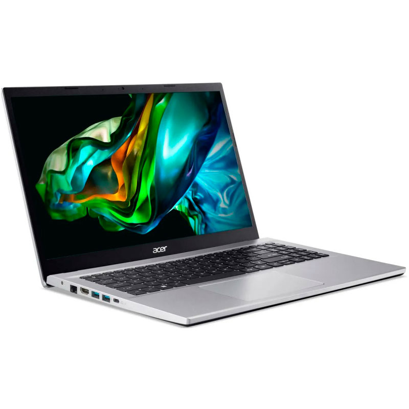 Ноутбук Acer Aspire 3 Silver NX.KSJER.005 (Русская раскладка) (AMD Ryzen 5 5500U 2.1GHz/16384Mb/512Gb SSD/AMD Radeon Graphics/Wi-Fi/Cam/15.6/1920x1080/No OS)