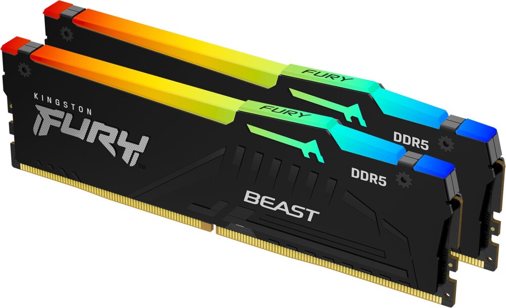 Память оперативная DDR5 Kingston Fury Beast 32GB PC5-41600 DIMM (KF552C40BBAK2-32) в Москвe