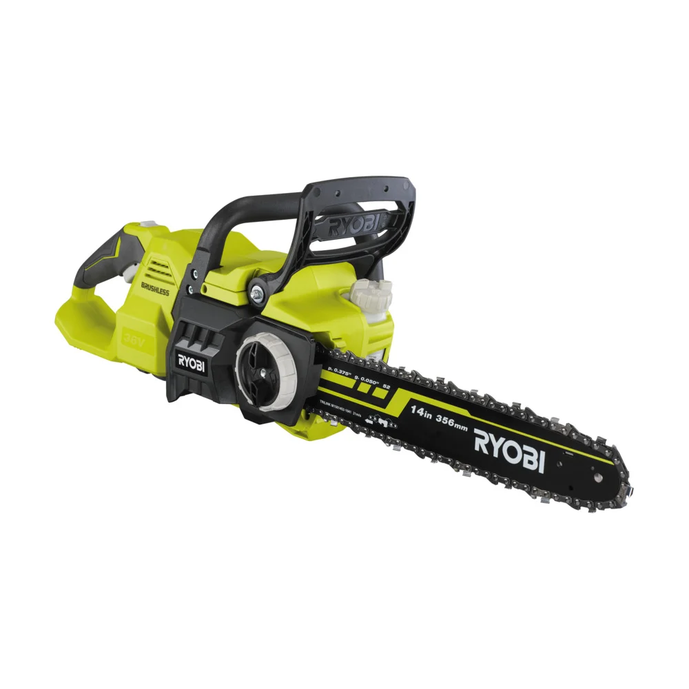 Бесщеточная цепная пила Ryobi