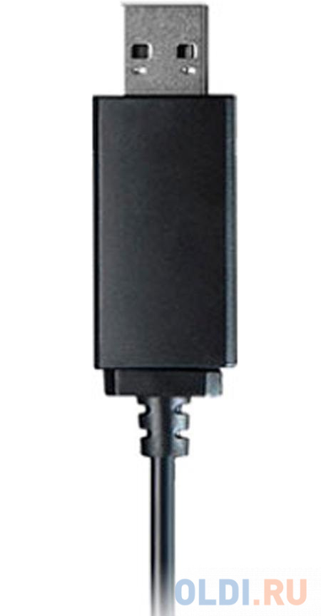 Наушники с микрофоном A4Tech HU-11 черный 2м накладные USB оголовье