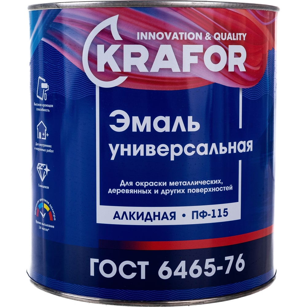 Универсальная атмосферостойкая эмаль KRAFOR