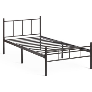 Кровать TetChair Кровать ROWENTA (mod. 9177) металл, 90*200 см (Single bed), Black (черный)