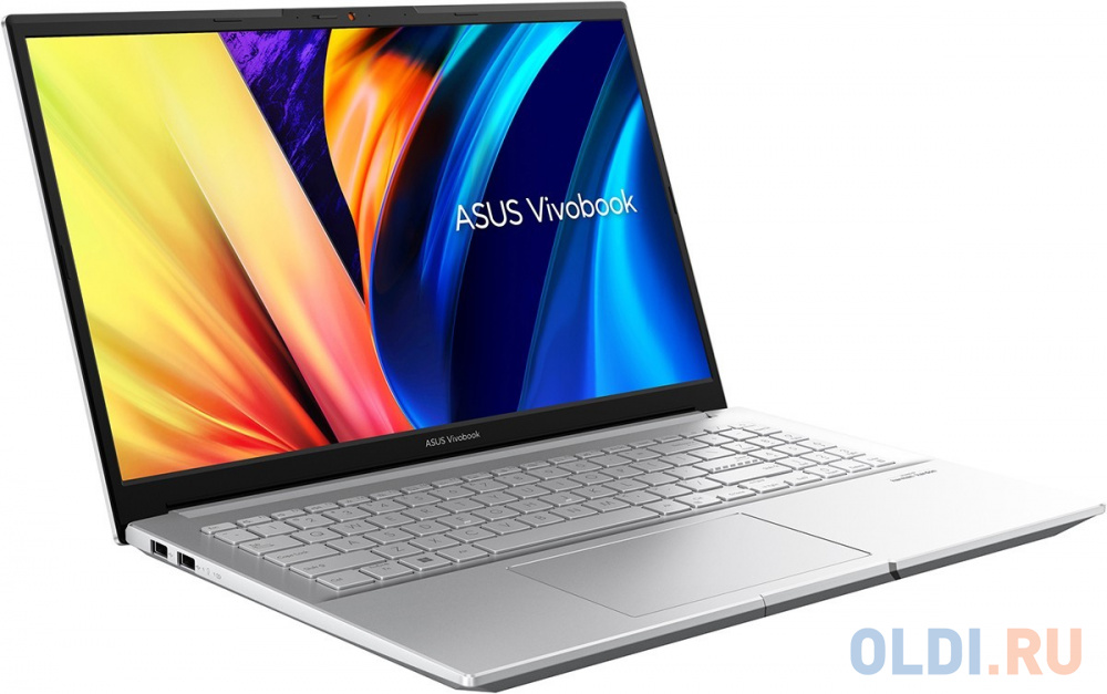 Ноутбук Asus VivoBook 15 OLED M6500XU-MA106 Ryzen 9 7940HS 16Gb SSD1Tb NVIDIA GeForce RTX4050 6Gb 15.6" OLED 2.8K (2880x1620) noOS silver WiFi BT