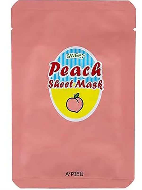 Маска для лица тканевая йогуртная A'PIEU Peach & Yogurt Sheet Mask 23гр