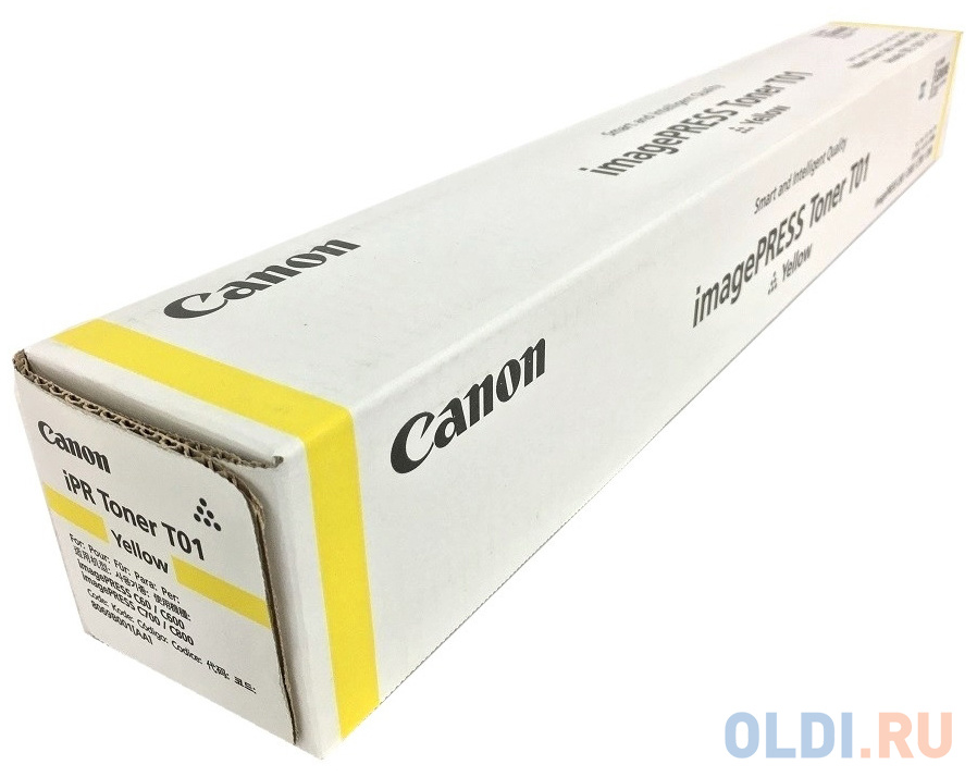 Тонер Canon T01 Y 8069B001 желтый туба 1040гр. для копира IPC800 в Москвe