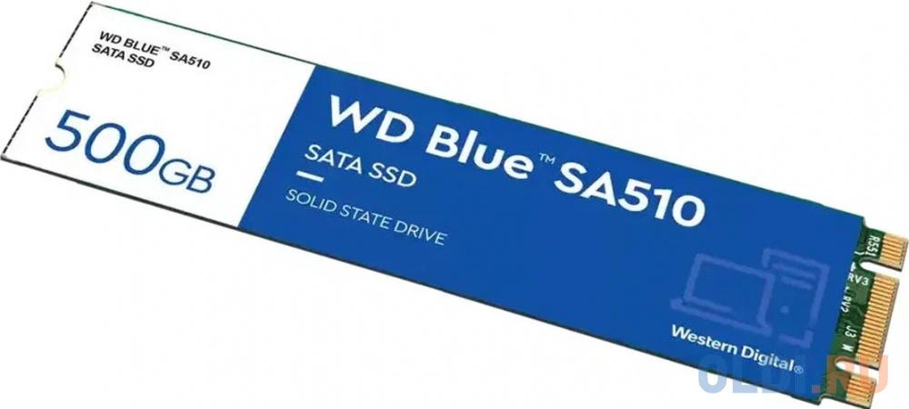 SSD накопитель Western Digital Blue SA510 500 Gb SATA-III WDS500G3B0B