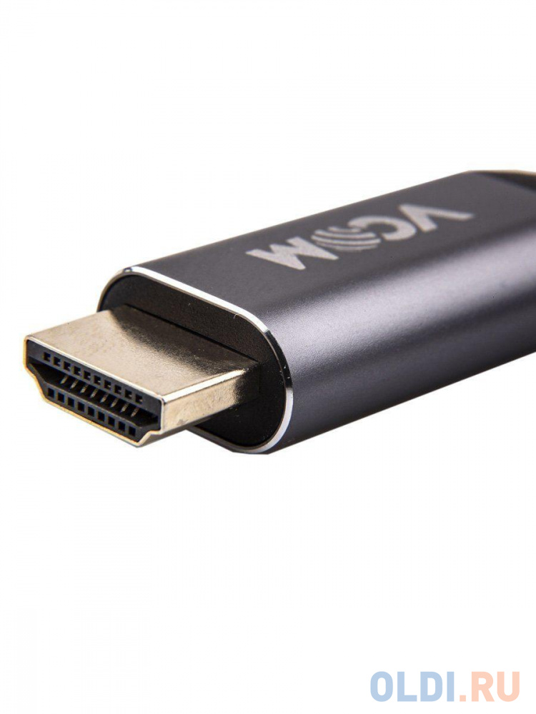 Кабель-адаптер USB 3.1 Type-Cm --> HDMI A(m) 4K@60Hz, 1.8m ,Aluminium Shell,VCOM <CU423MC-1.8M>