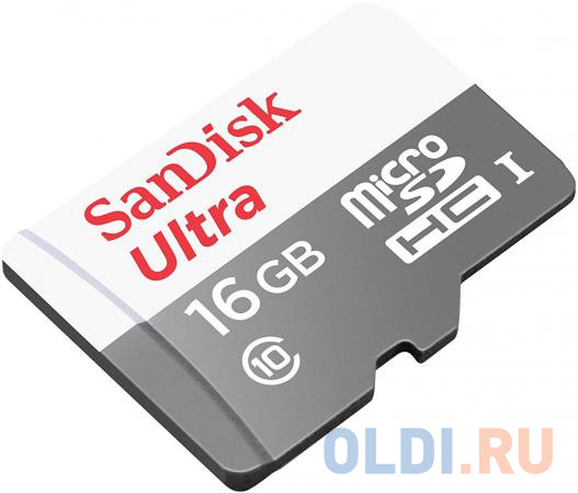 Карта памяти Micro SDHC 16Gb Class 10 Sandisk SDSQUNS-016G-GN3MN