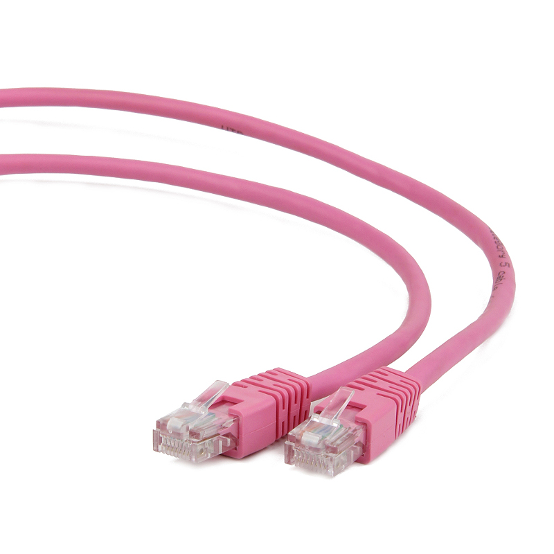 Сетевой кабель Gembird Cablexpert UTP cat.5e 3m Pink PP12-3M/RO