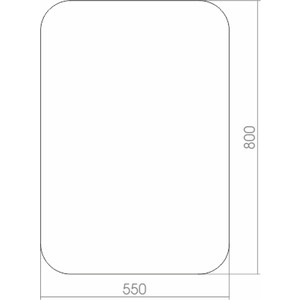 Зеркало Mixline Выбор 55х80 (4620001986521)