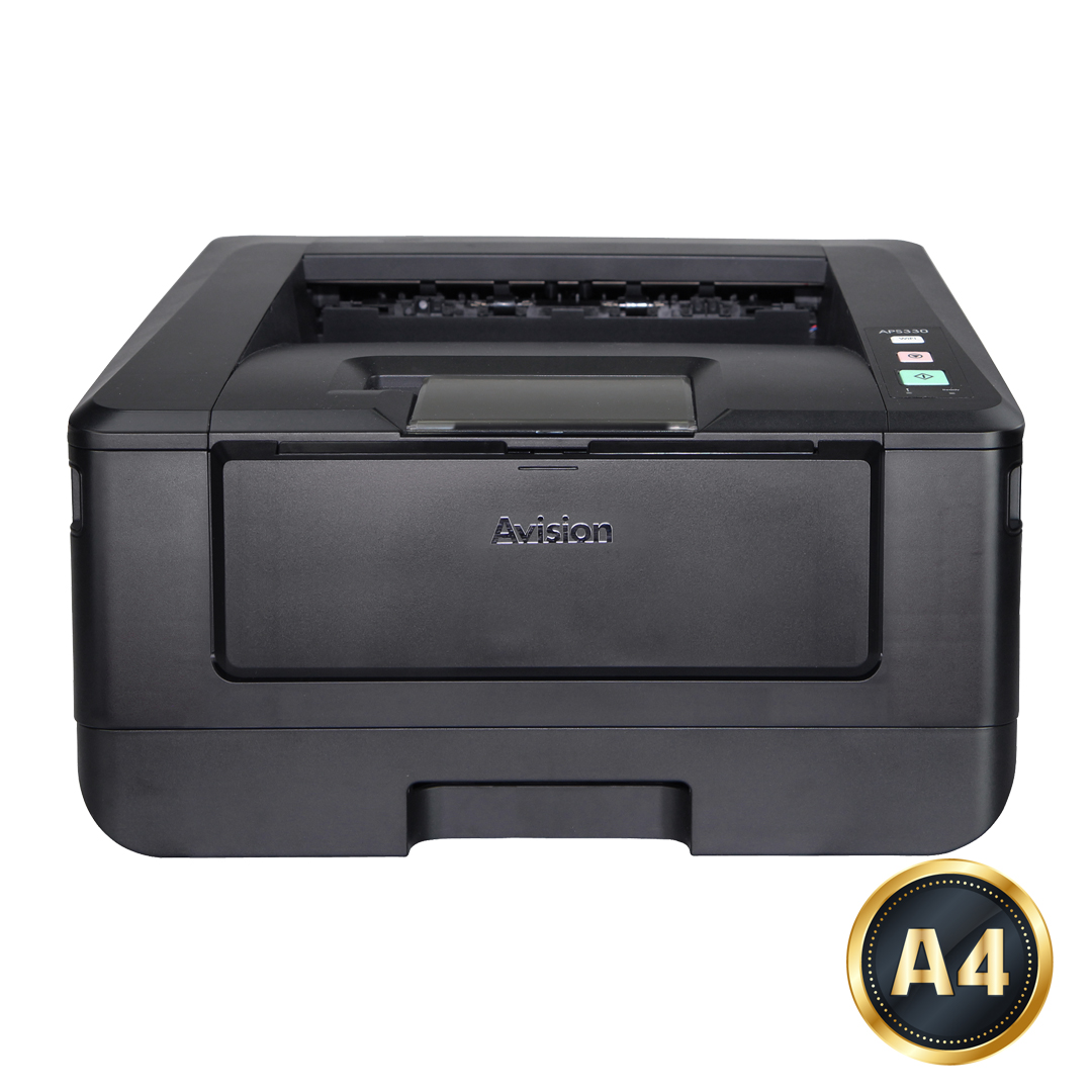 Принтер лазерный Avision AP30A, A4, ч/б, 30стр/мин (A4 ч/б), 600x600 dpi, дуплекс, сетевой, USB (000-0908X-0KG)