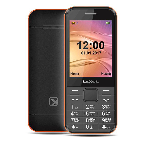 Мобильный телефон teXet TM-302 Black