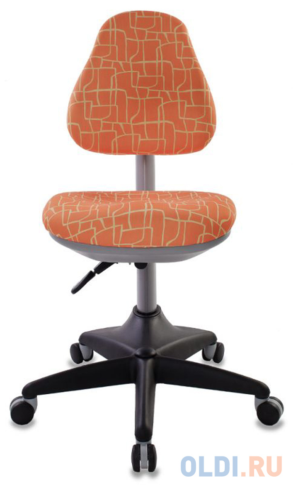 Кресло детское Бюрократ KD-2/G/GIRAFFE оранжевый жираф