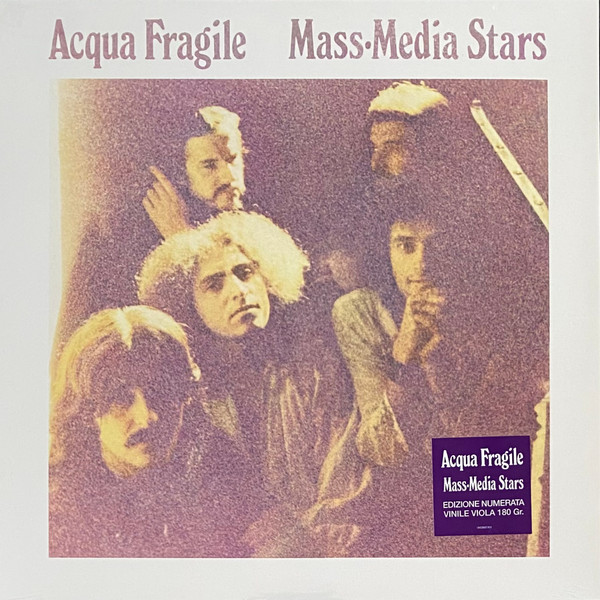 Виниловая пластинка Acqua Fragile, Mass Media Stars (coloured) (0194398874012)