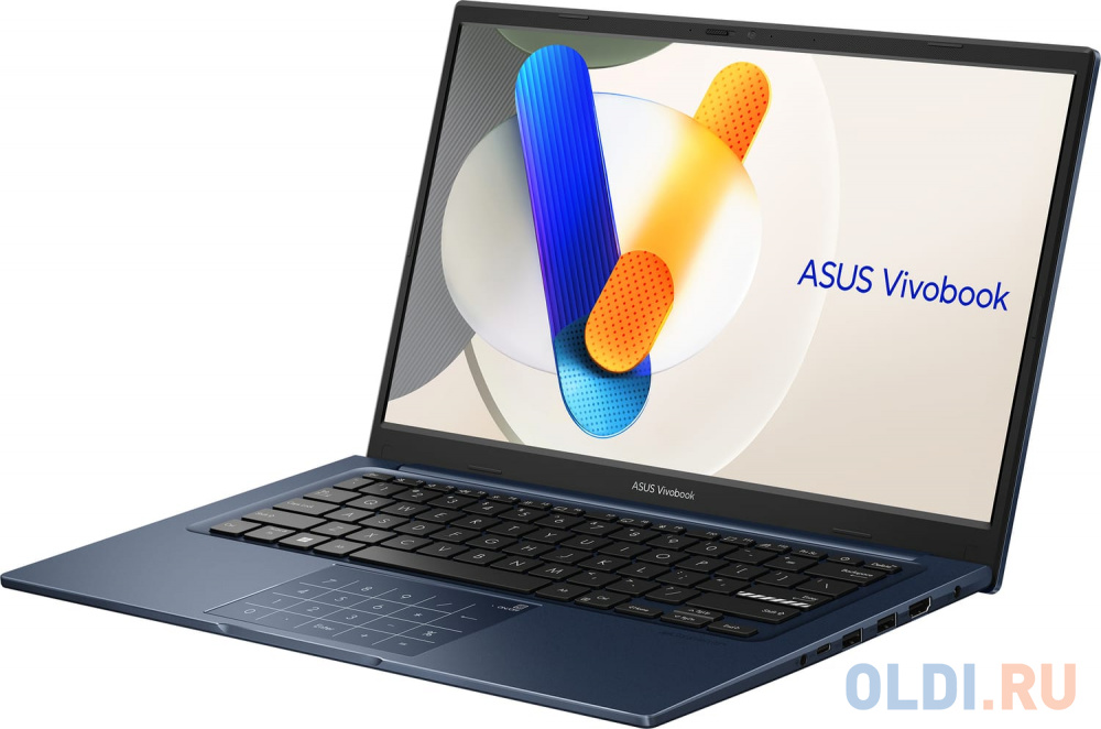 Ноутбук/ ASUS X1404VA-EB416W 14"(1920x1080 (матовый) IPS)/Intel Core i5 1335U(1.3Ghz)/8192Mb/512PCISSDGb/noDVD/Int:Intel Iris Xe Graphics/Cam/BT/ в Москвe