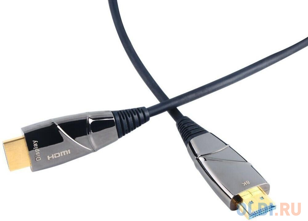 Кабель HDMI 30м VCOM Telecom D3743-30M круглый черный