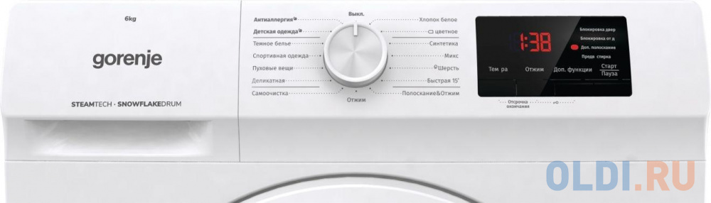 Стиральная машина Gorenje WHE60SFS белый