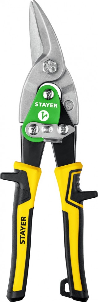 Ножницы по металлу правые Stayer COBRA, блокировочный замок, 25 см (23055-R_z01)