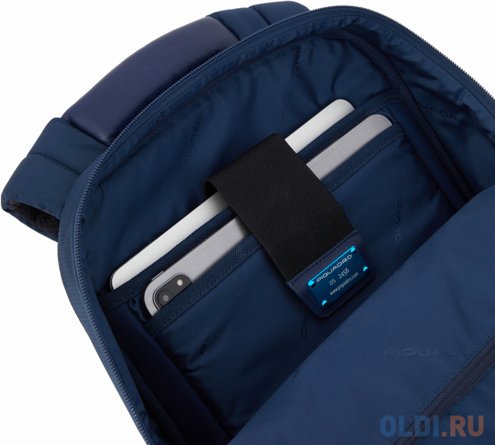 Рюкзак Piquadro Wallaby CA6219W120/BLU синий полиэстер/натур.кожа