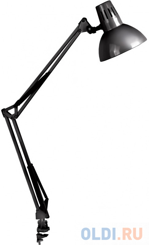 Camelion KD-312  C02  чёрный (Светильник настольный,230V 60W, E27)