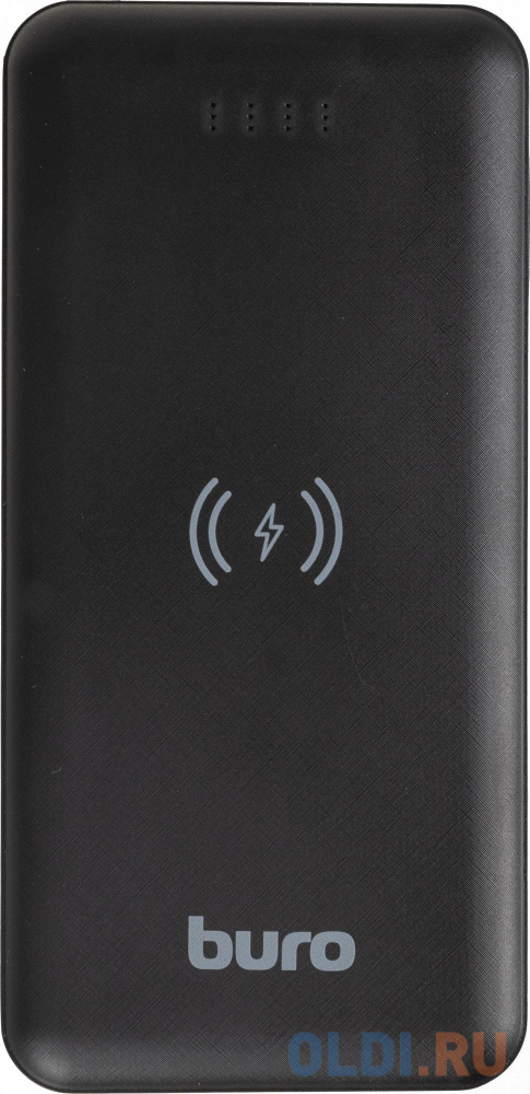 Внешний аккумулятор Power Bank 10000 мАч Бюрократ BPW10E черный BPW10E10PBK