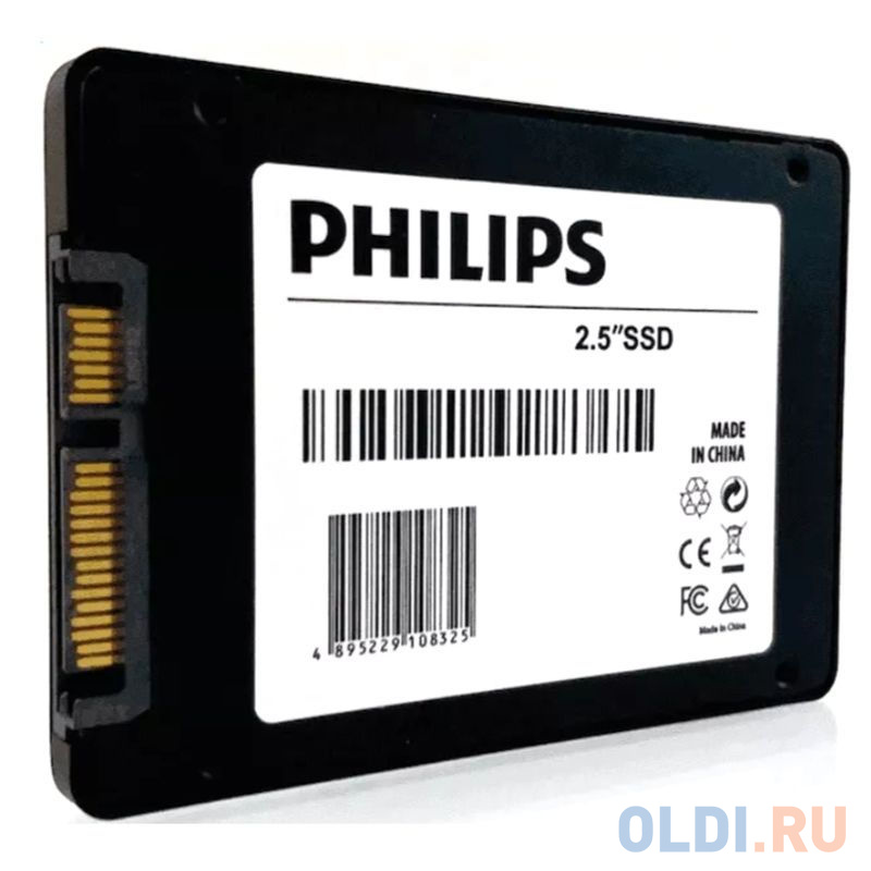 Твердотельный диск 250GB PHILIPS FM25SS022P/97  2.5", SATA III, TLC [R/W - 500/400 MB/s]