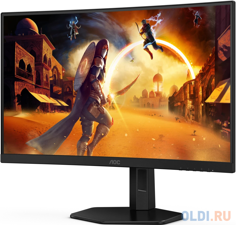 Монитор 27&quot; AOC CQ27G4X Black  (VA, изогнутый, 2560x1440, 180Hz, 0.5 ms, 178°/178°, 300 cd/m, 80M:1, +2xHDMI 2.0, +DisplayPort 1.4)