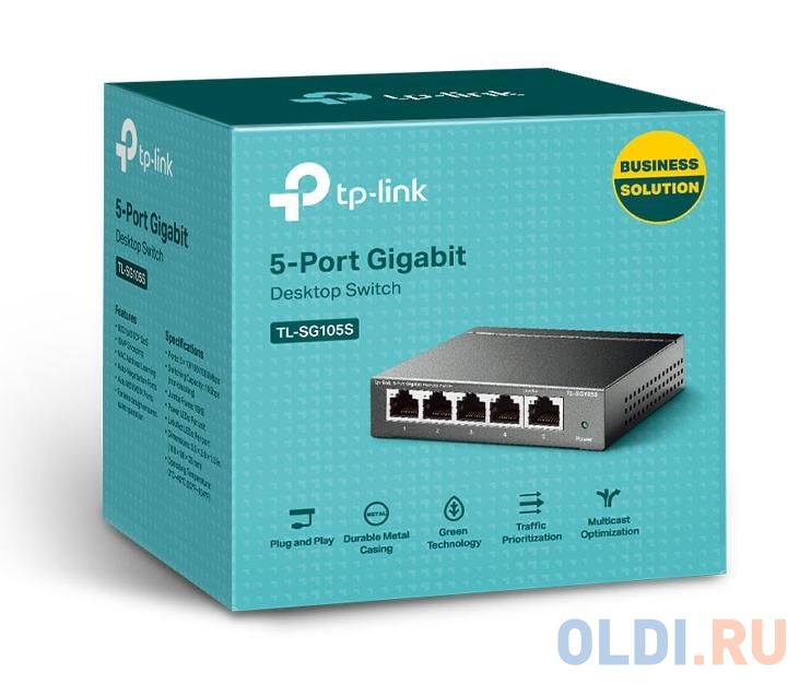 TP-Link 5-портовый 10/100/1000 Мбит/с настольный коммутатор в Москвe